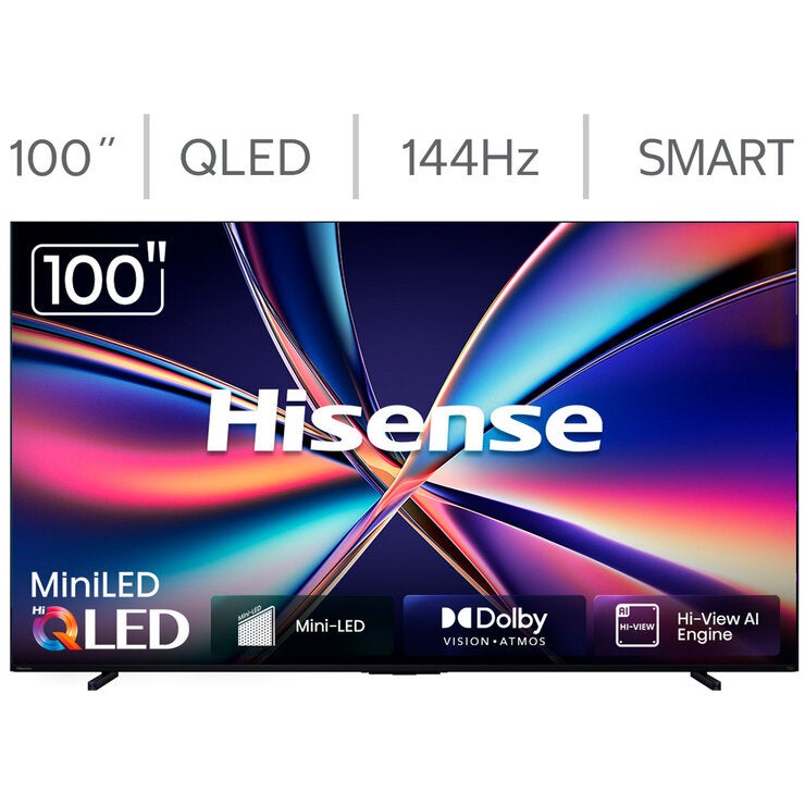 Hisense Pantalla 100" ULED MiniLed 4K Fire TV