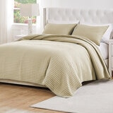Greenland Home Fashions Juego de Cama Tamaño Matrimonial/Queen 3 piezas Breige