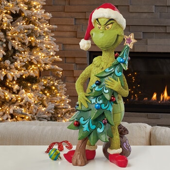 Jim Shore, Figura de Grinch con Árbol Navideño