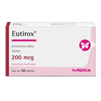 Eutirox 200 mg 50 Tabletas