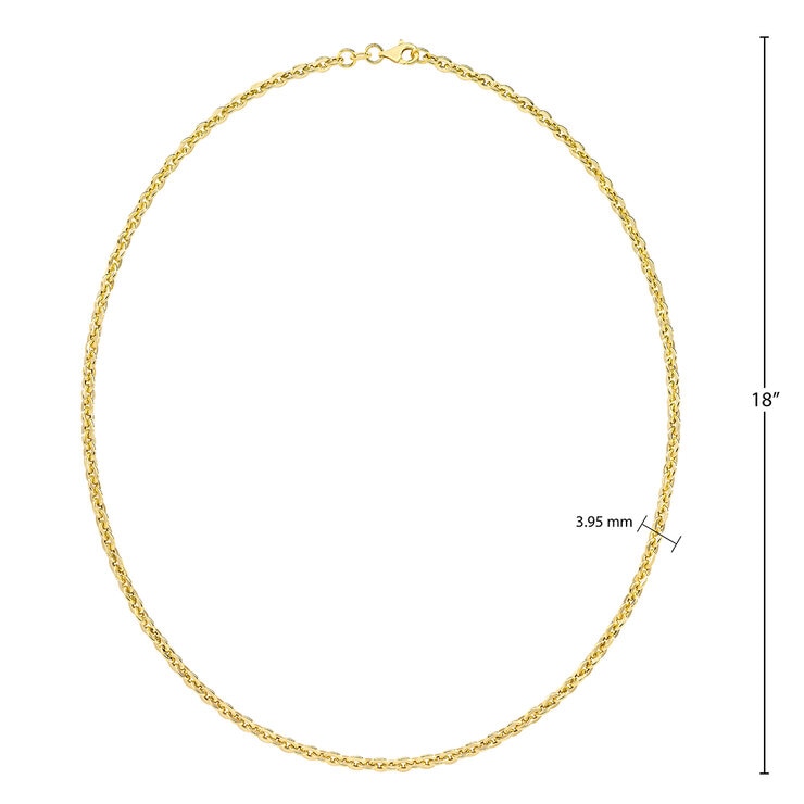 Cadena para Dama, Oro 14K Cadena para Dama, Oro 14K