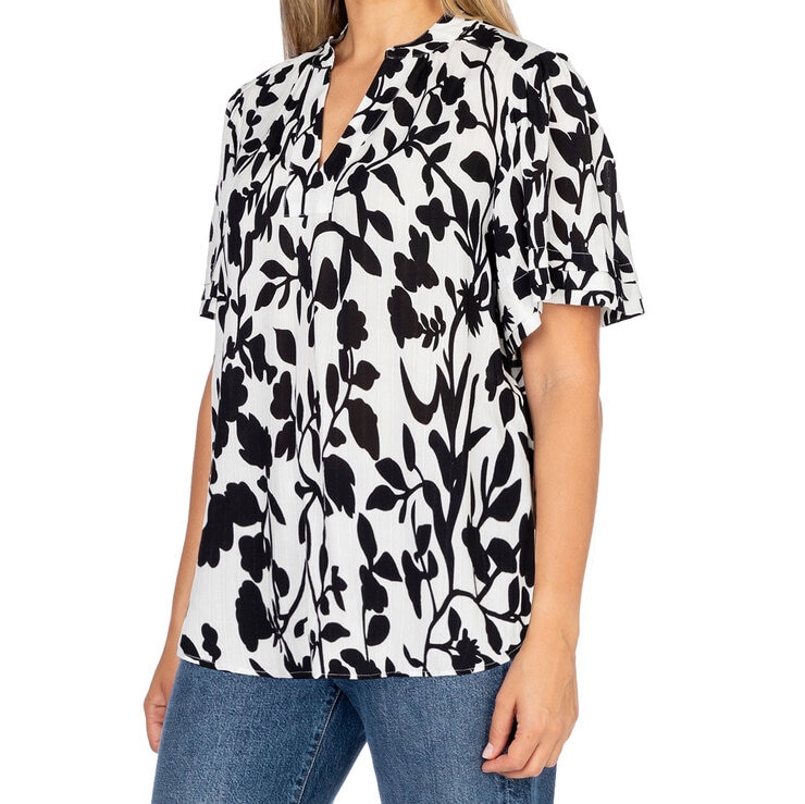 Well Worn Blusa para Dama Negro Extra Grande