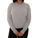 Mario Serrani Italy Suéter 100% Cashmere para Dama Gris Chica