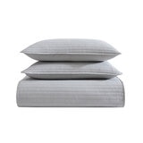 Juego de Edredón Queen de 6 piezas, Hojas Grises Juego de Edredón Queen de 6 piezas, Hojas Grises