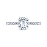 Anillo Nupcial de Diamantes 0.50ctw, Oro Blanco 14K