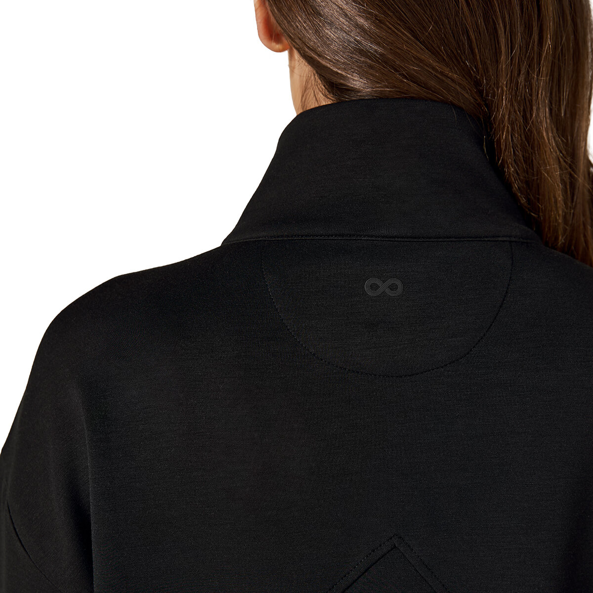 Infinity Sudadera para Dama Negro Grande Infinity Sudadera para Dama Negro Grande