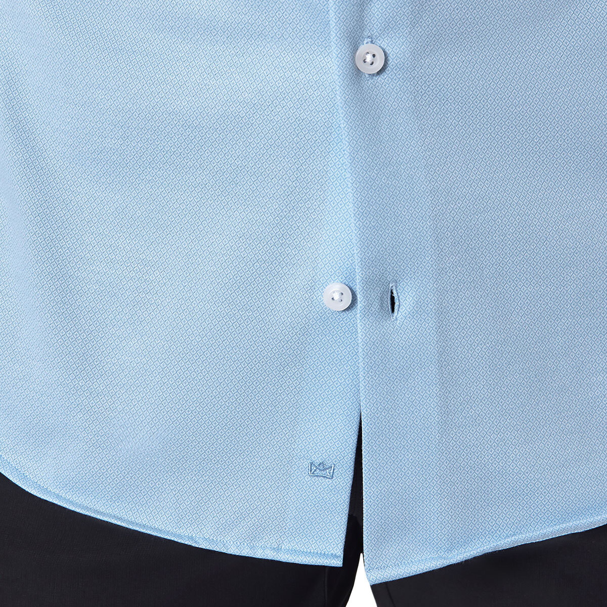 Modern Ambition Camisa para Caballero Azul Chica