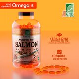 All Nature Aceite De Salmón Noruego Omega 3 Con 320 Cápsulas