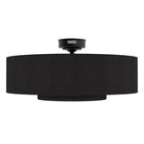 Hunter, Ventilador Fandelier Color Negro Mate