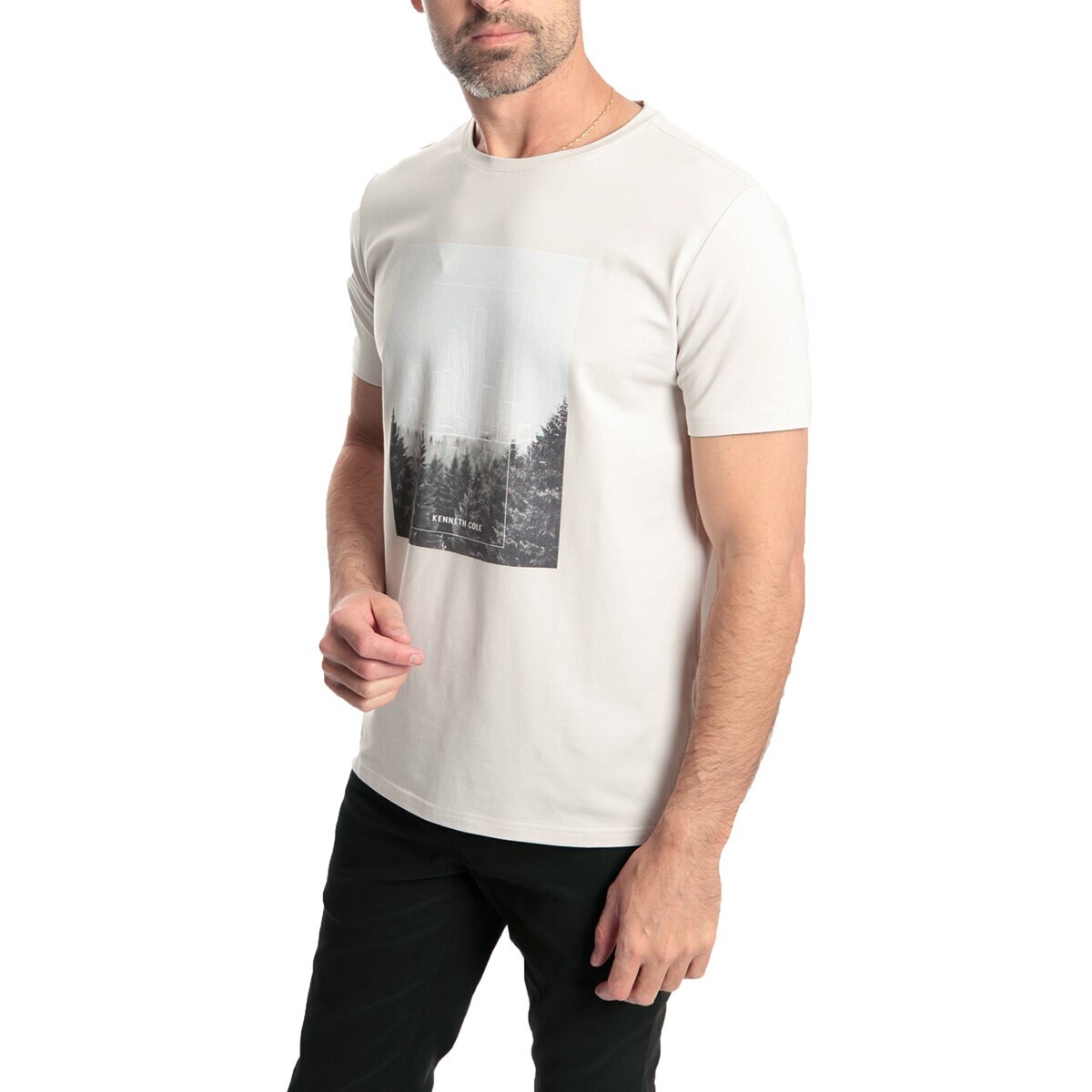 Kenneth Cole Playera para Caballero Grande Café Kenneth Cole Playera para Caballero Grande Café