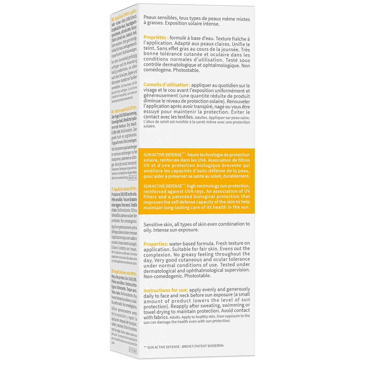 Photoderm Aquafluido Toque Seco 40 ml Color Claro