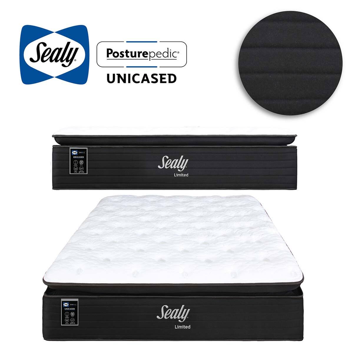 Sealy, Colchón y Box King Size, Limited
