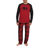 Eddie Bauer Pijama para Caballero Rojo Mediana