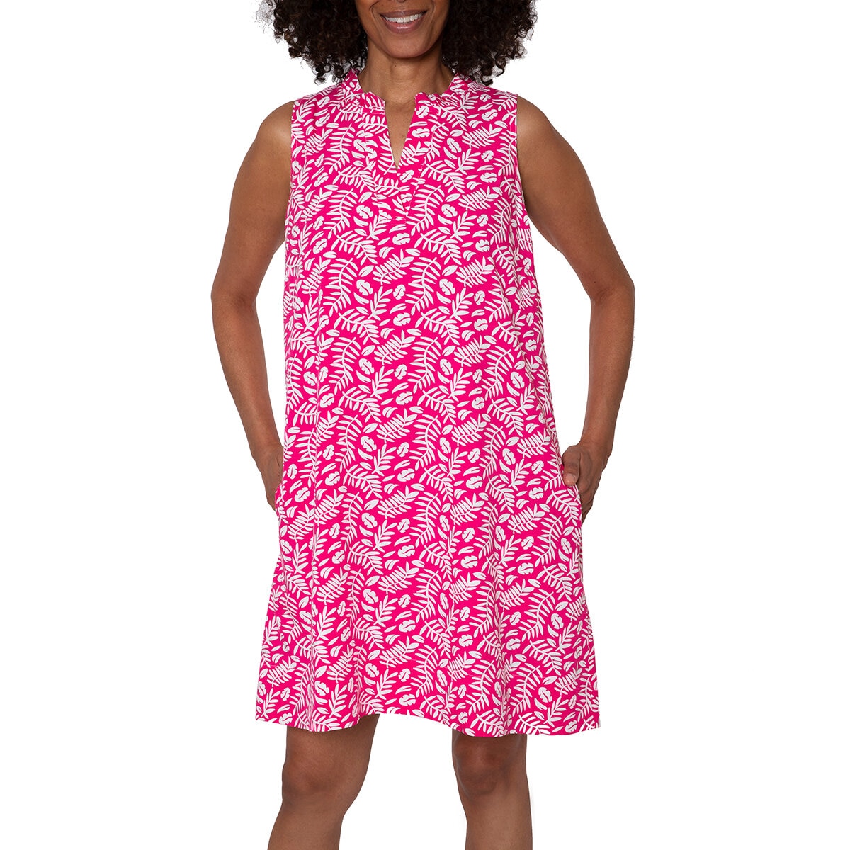 Mario Serrani Italy Vestido para Dama Rosa Extra Grande