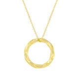 Dije Circular, Oro Amarillo 14K