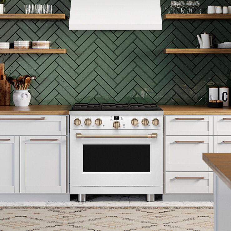 Café Estufa de Gas 90cm Color Blanco