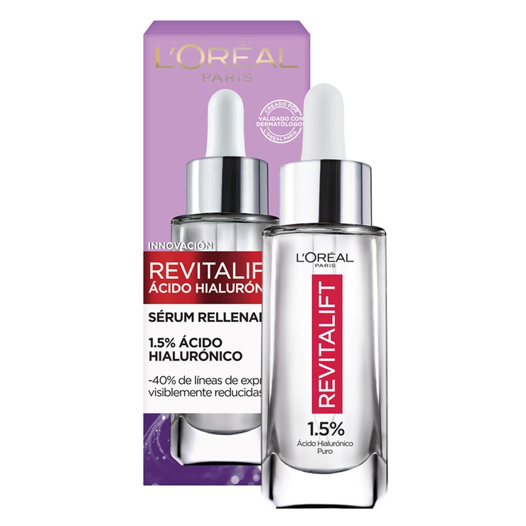 Kit de Cuidado Facial con Ácido Hialurónico, L’Oréal Revitalift