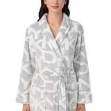 DKNY Bata para Dama Gris Mediana