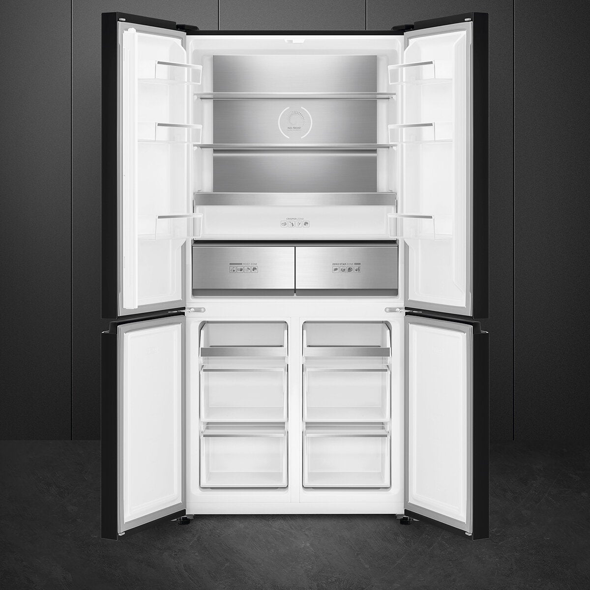 Smeg Refrigerador 18' Cuatro Puertas