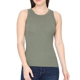Nicole Miller Original Playera para Dama 3 piezas Verde Mediana