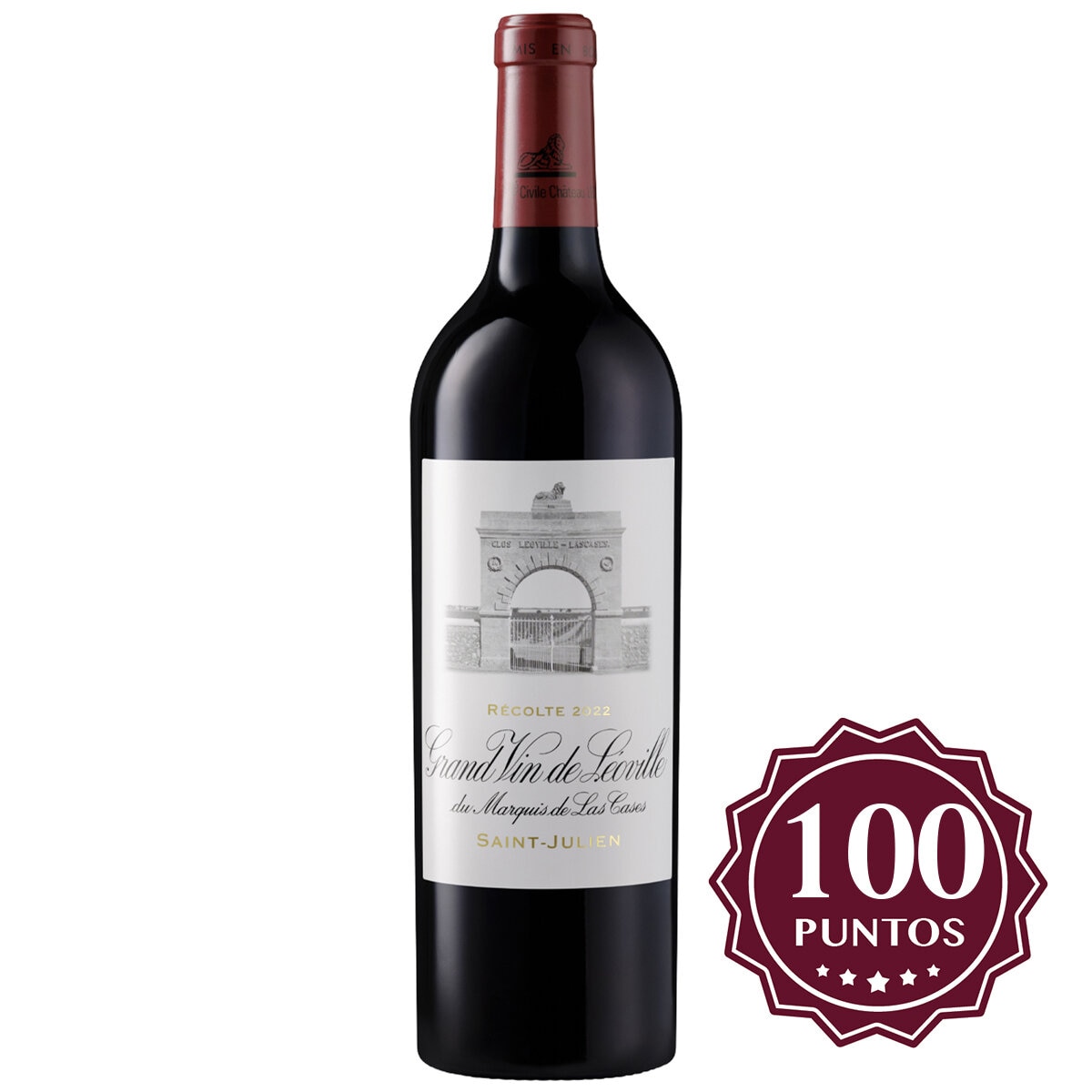 Vino Tinto Grand Vin de Leoville du Marquis de Las Cases 2022 750 ml