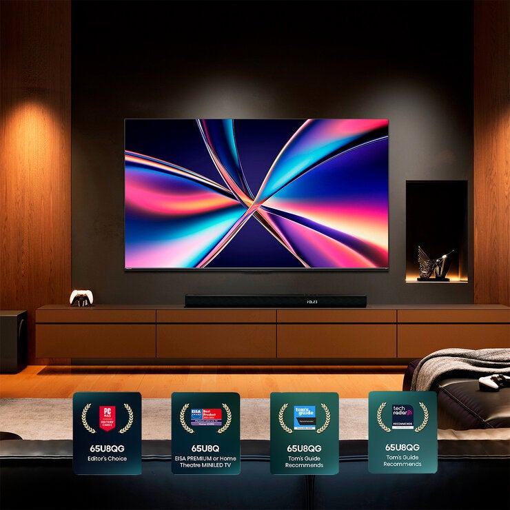 Hisense Pantalla 100" ULED MiniLed 4K Fire TV 100QD7QFM Hisense Pantalla 100" ULED MiniLed 4K Fire TV 100QD7QFM