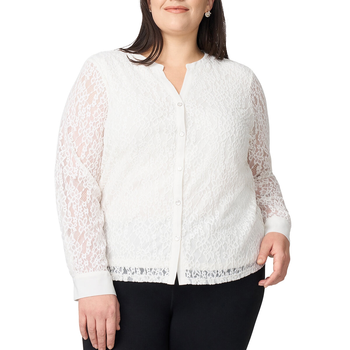 Cable and Gauge Blusa para Dama Blanco Chica Cable and Gauge Blusa para Dama Blanco Chica