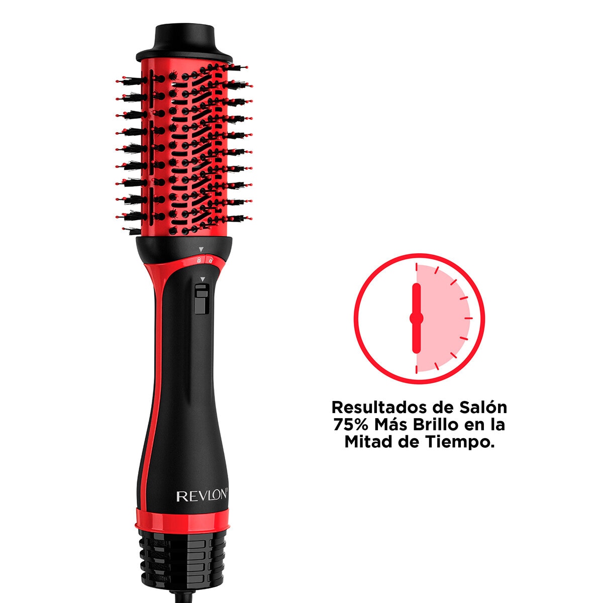 Revlon Cepillo Secador Pelo Voluminizador Anti Frizz Negro