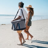 CleverMade Pacifica Hielera Plegable para 50 Latas Gris