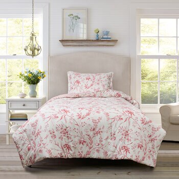 Laura Ashley Juego de Cama Tamaño Individual 2 Piezas