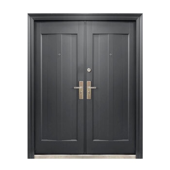 International Door Supply, Puerta de Seguridad Sofia Doble Gris Oxford