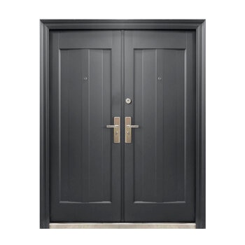 International Door Supply, Puerta de Seguridad Sofia Doble Gris Oxford