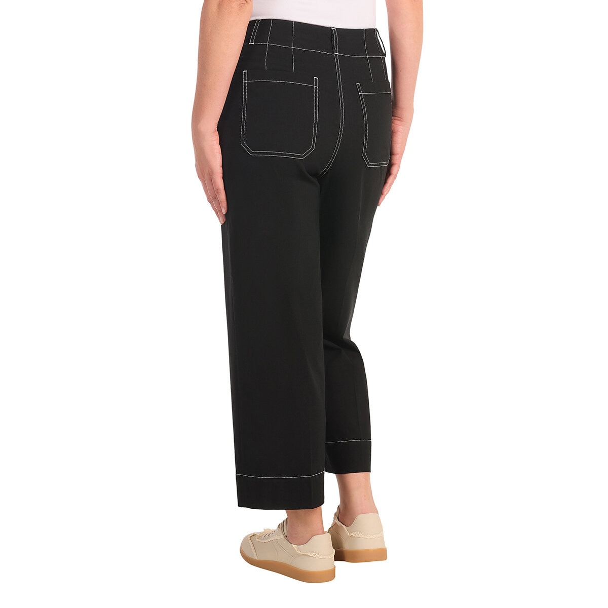 Hilary Radley Pantalones para Dama Negro 4
