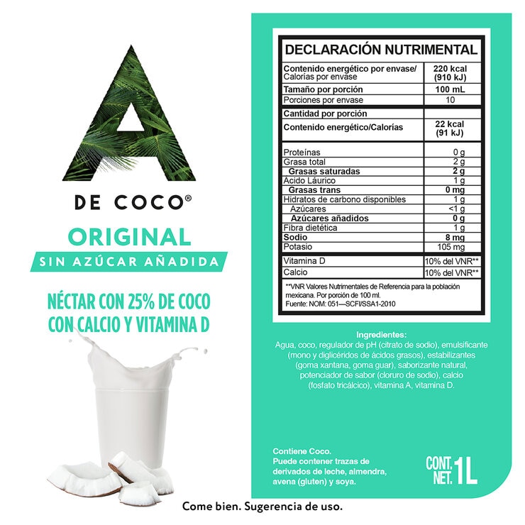 A de Coco Original 6/1 L