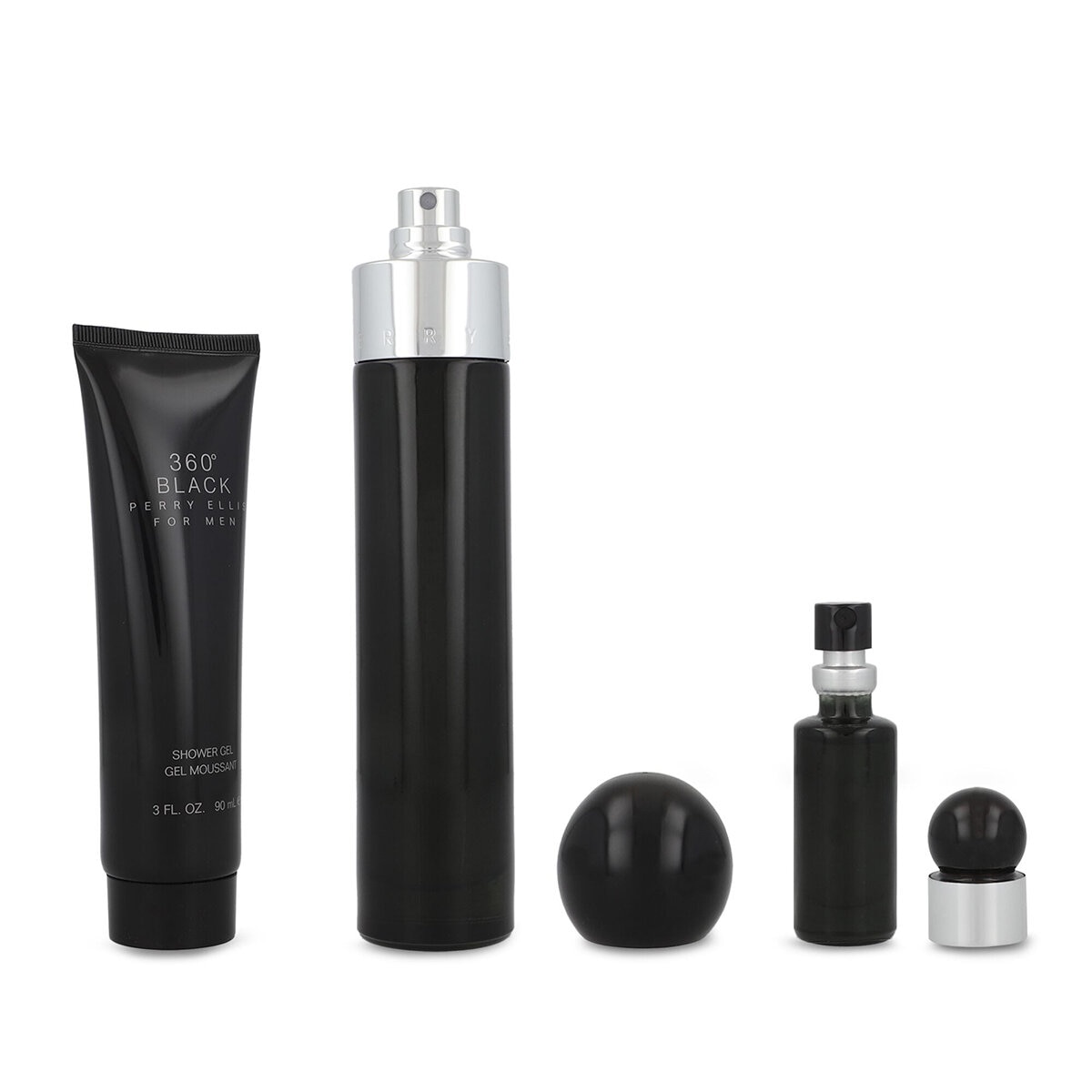 Perry Ellis 360° Black 3 pzas