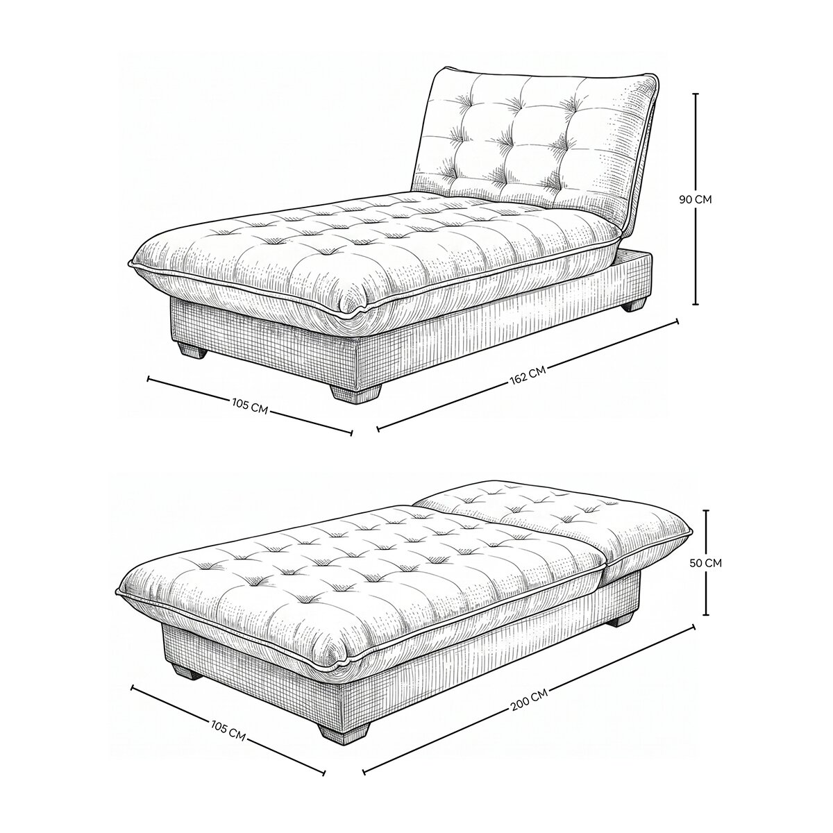 EasyLiving, Lander, Sofá Cama Individual EasyLiving, Lander, Sofá Cama Individual