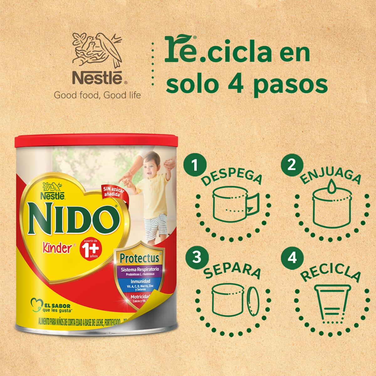 Nido Kinder Leche en Polvo 2.97 KG
