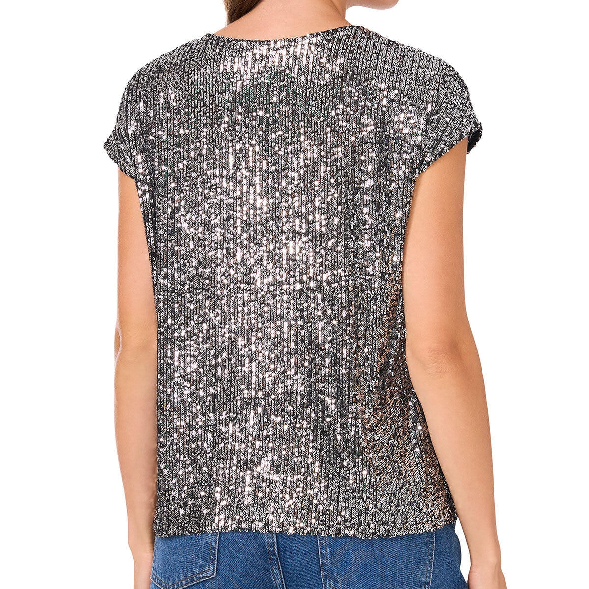 Vince Camuto Blusa para Dama Gris Grande
