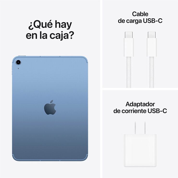Apple iPad Chip A16 Wi-fi + Cellular 128GB Azul Apple iPad Chip A16 Wi-fi + Cellular 128GB Azul
