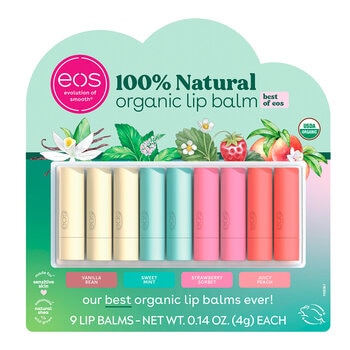 Eos Balsamo para labios Sticks 9 Pz