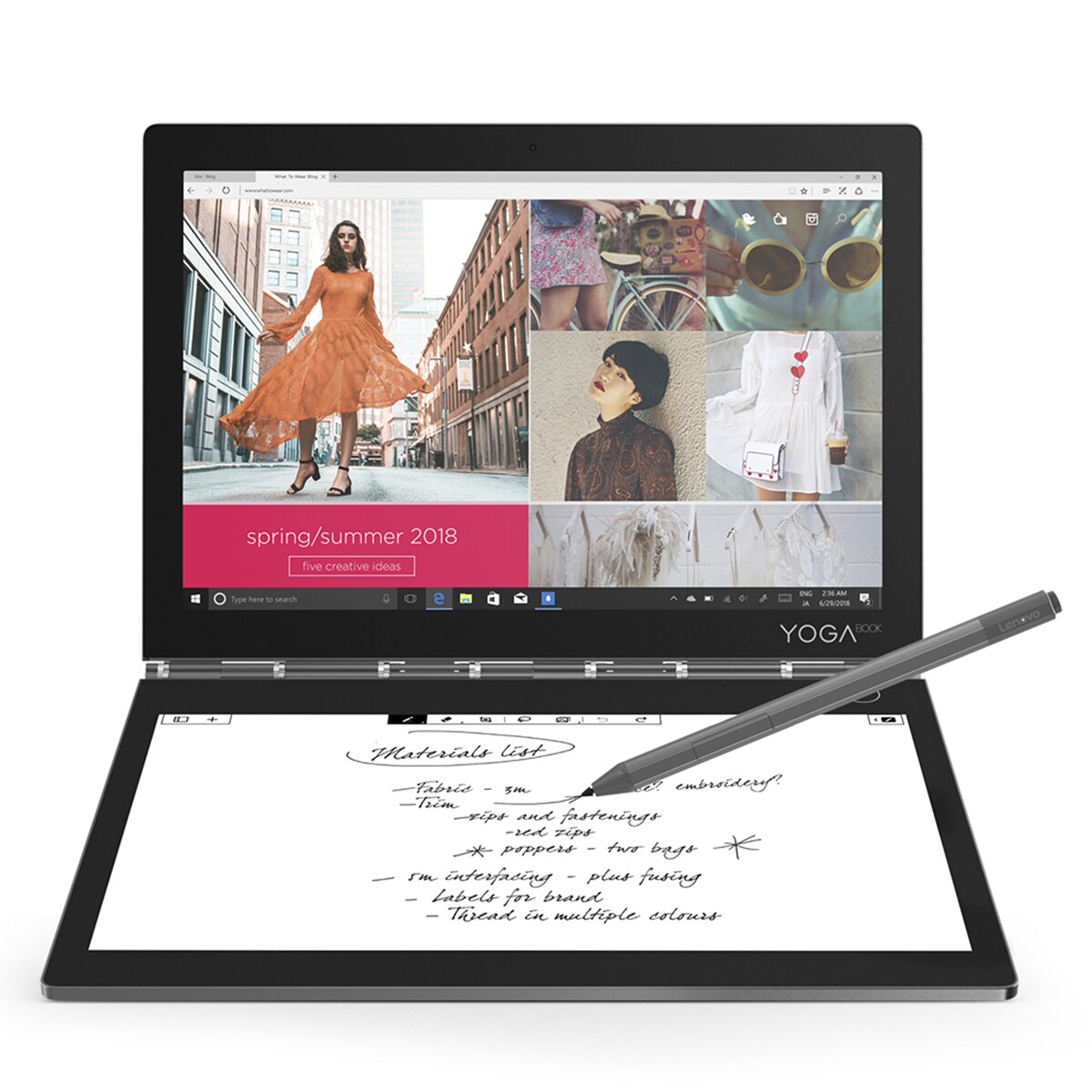 Lenovo Yogabook 10.8" QHD Dual Screen