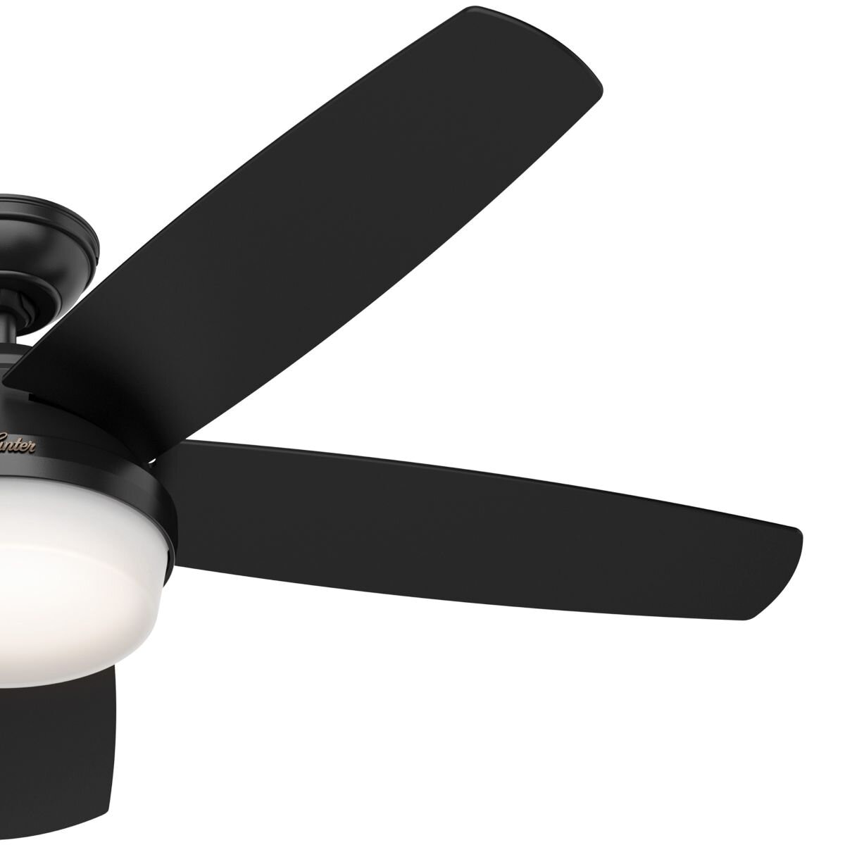 Hunter, Ventilador 52" Avia Negro Mate