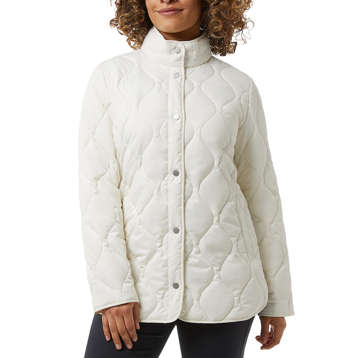 32 Degrees Chamarra para Dama Crema Mediana