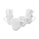 Crown Baccara Juego de 6 Tazas de Porcelana