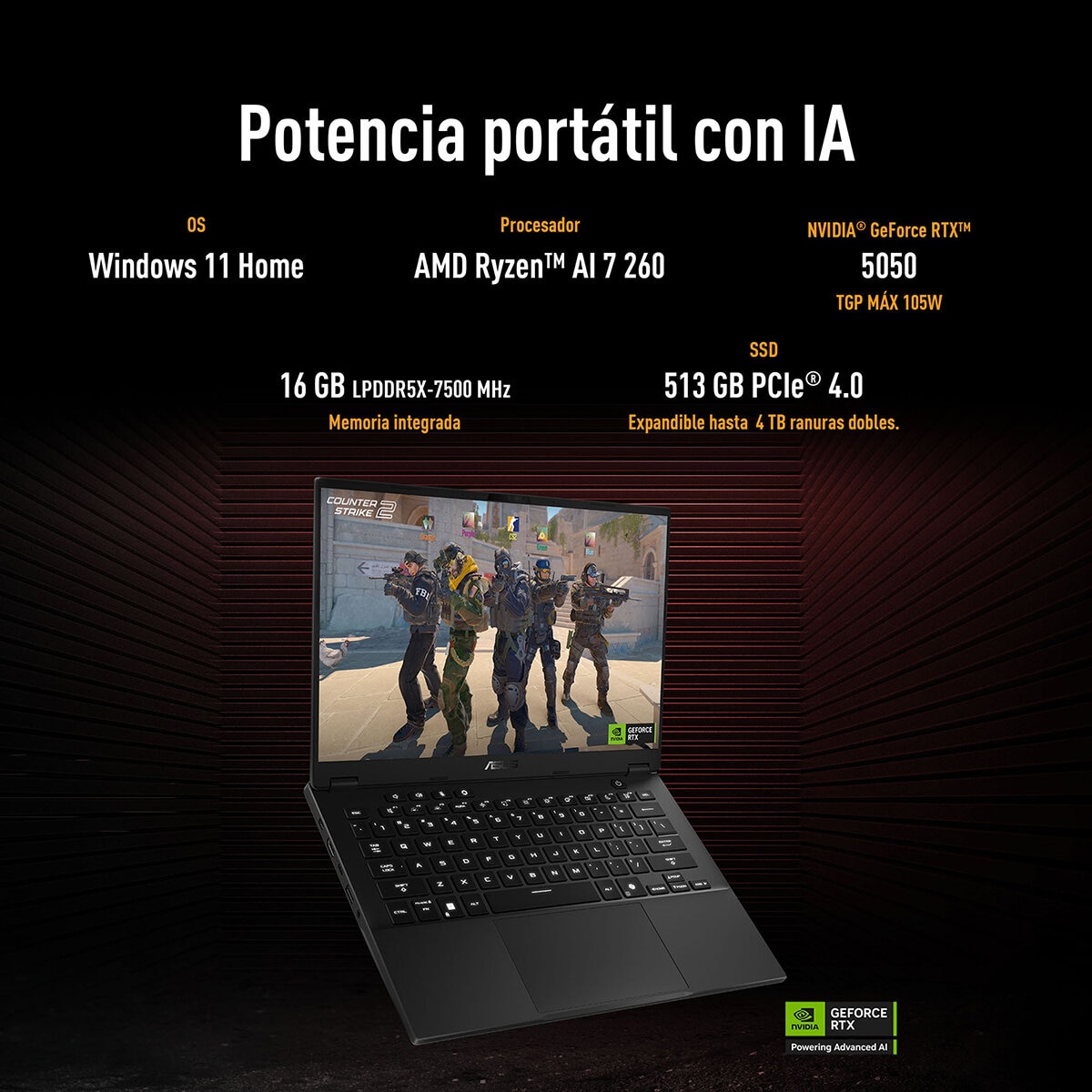 ASUS TUF Gaming A14 Laptop 14" WQXGA AMD Ryzen 7 16GB 512GB SSD ASUS TUF Gaming A14 Laptop 14" WQXGA AMD Ryzen 7 16GB 512GB SSD