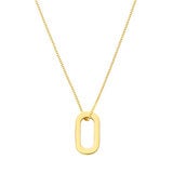 Dije Ovalado, Oro Amarillo de 14K Dije Ovalado, Oro Amarillo de 14K