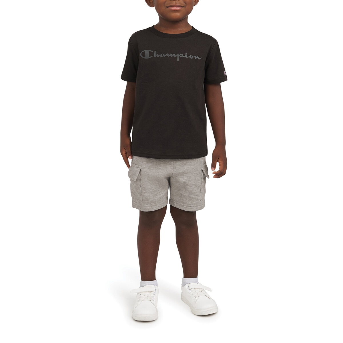 Champion Conjunto de 4 piezas para Niños y Niñas Rojo / Negro 6 Años
