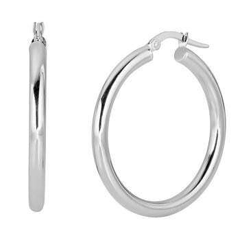 Aretes, Arracadas de Oro Blanco de 14k