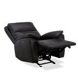 Gilmancreek Furniture, Sillón Reclinable de Cuero Eléctrico