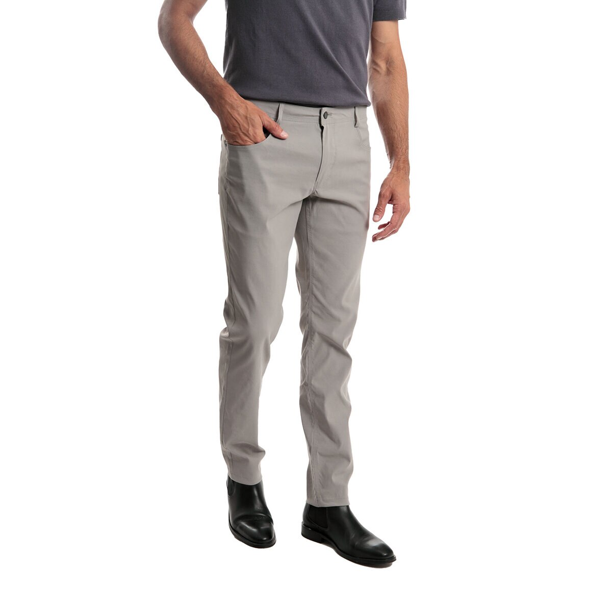 Kenneth Cole Pantalones para Caballero Gris 34 Kenneth Cole Pantalones para Caballero Gris 34